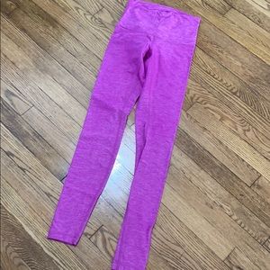 Pink lulu lemon pants